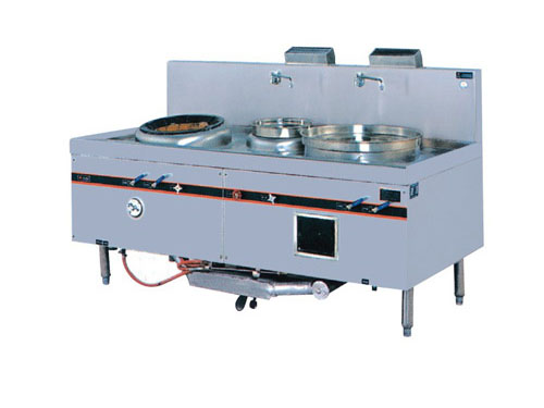 东莞厨具设备双头大炒炉不锈钢厨具